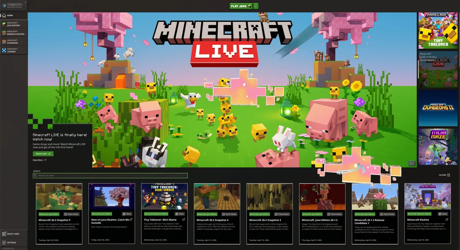 Το Minecraft στο Omarchy